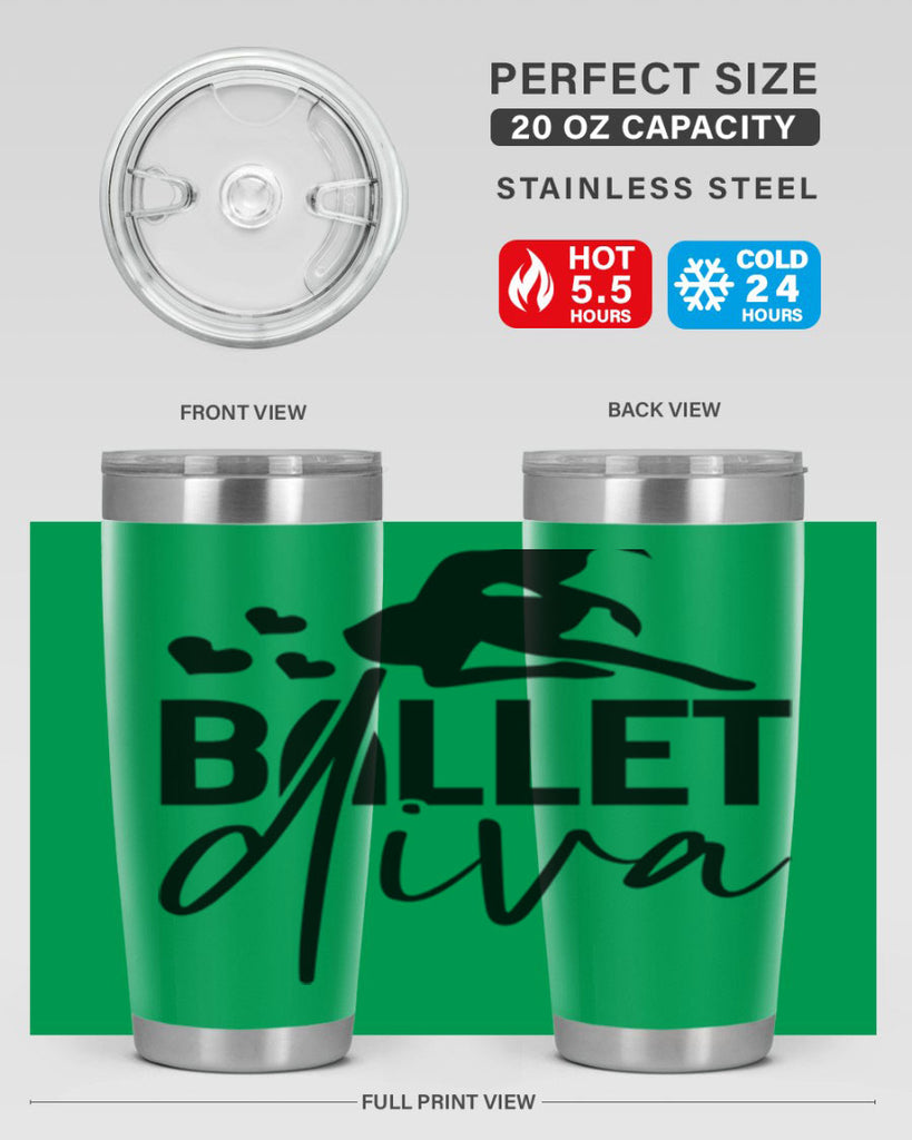 ballet diva 4#- ballet- Tumbler