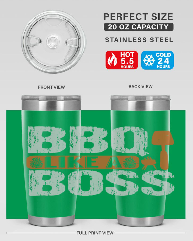 bbq like a boss 6#- bbq- Tumbler