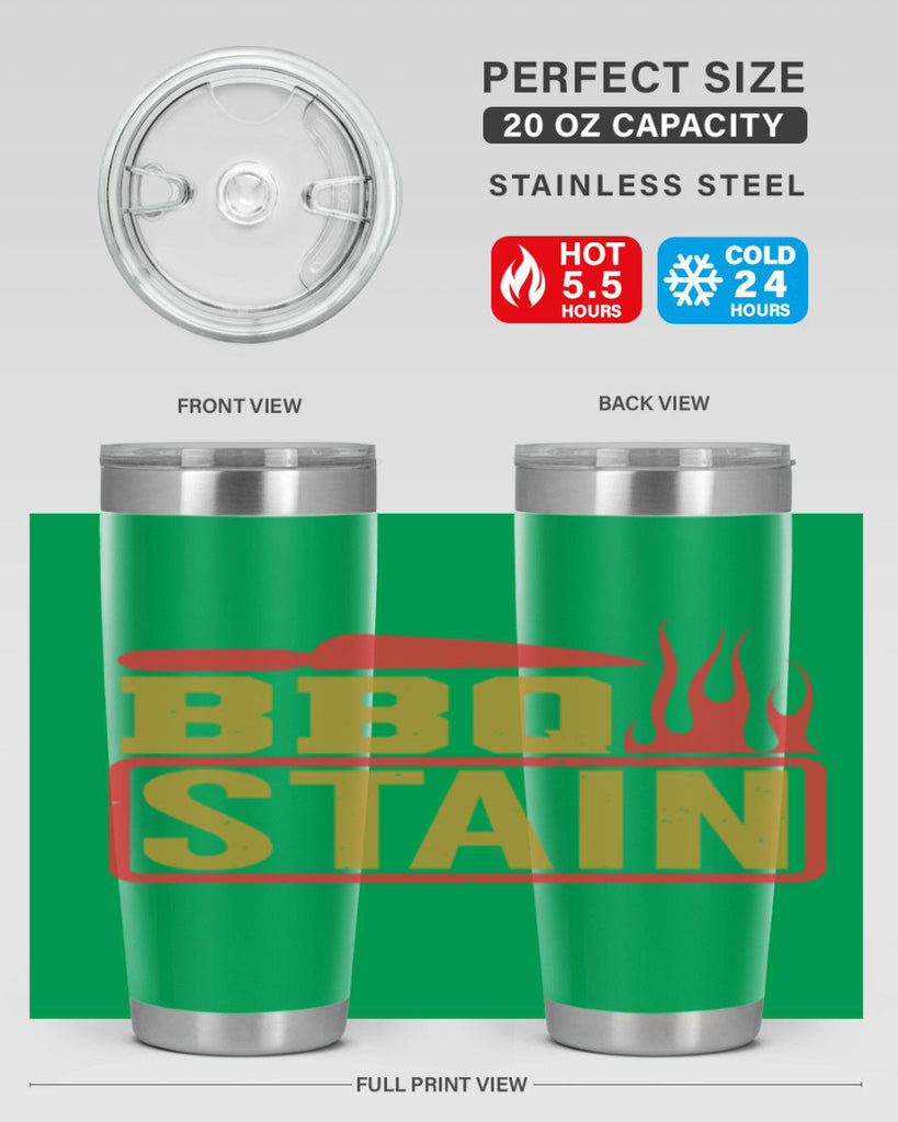 bbq stain 3#- bbq- Tumbler