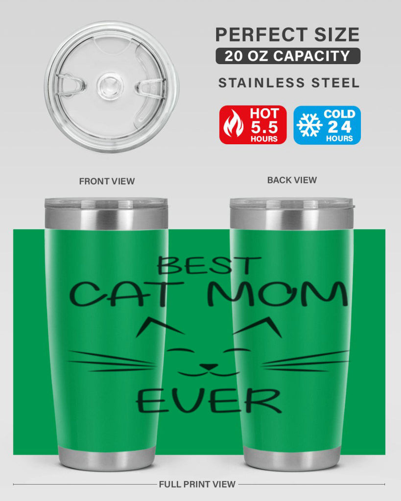 best cat mom ever 210#- mom- Tumbler