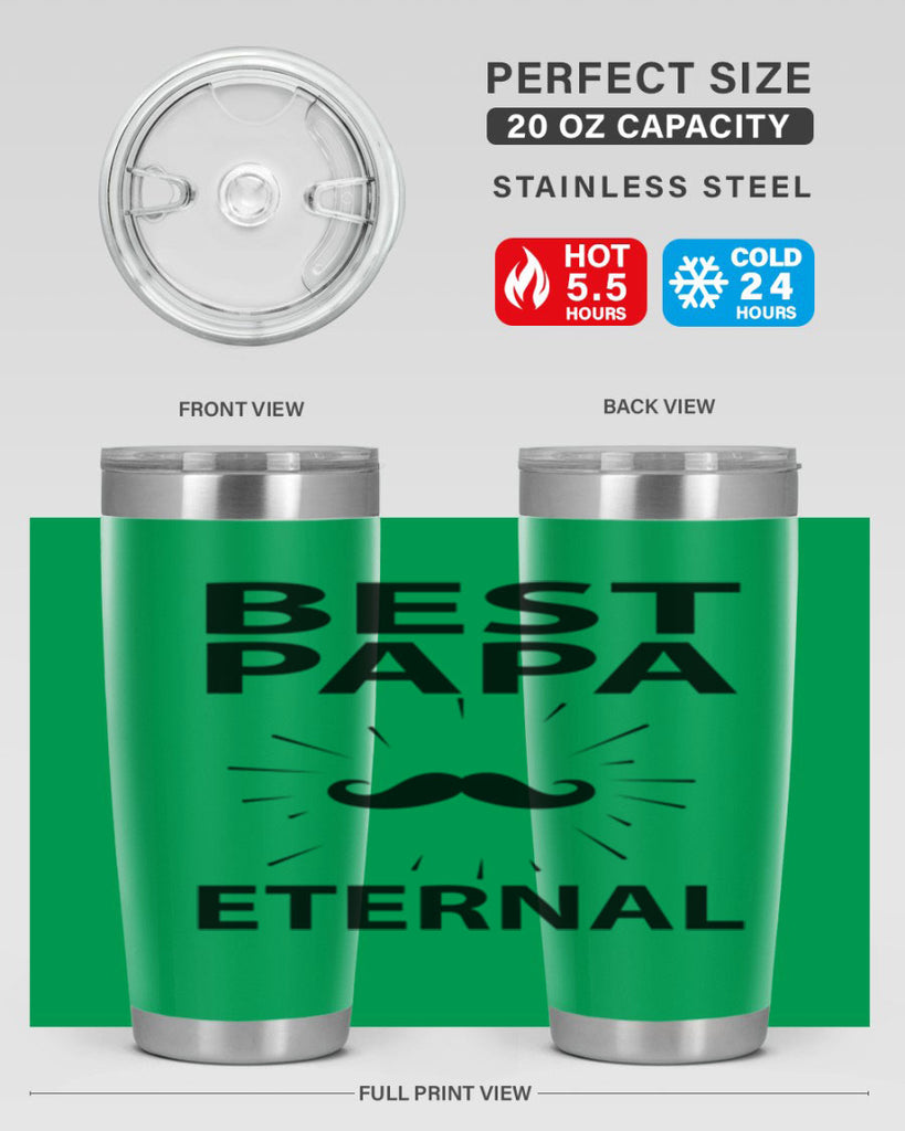 best papa png 92#- grandpa - papa- Tumbler