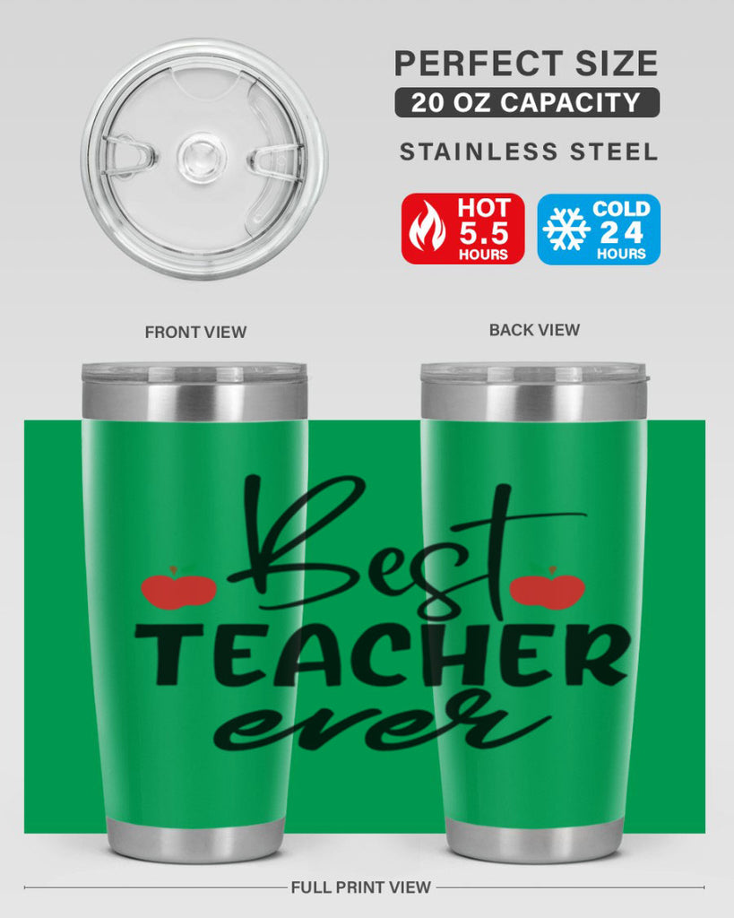 best teacher ever Style 188#- teacher- tumbler