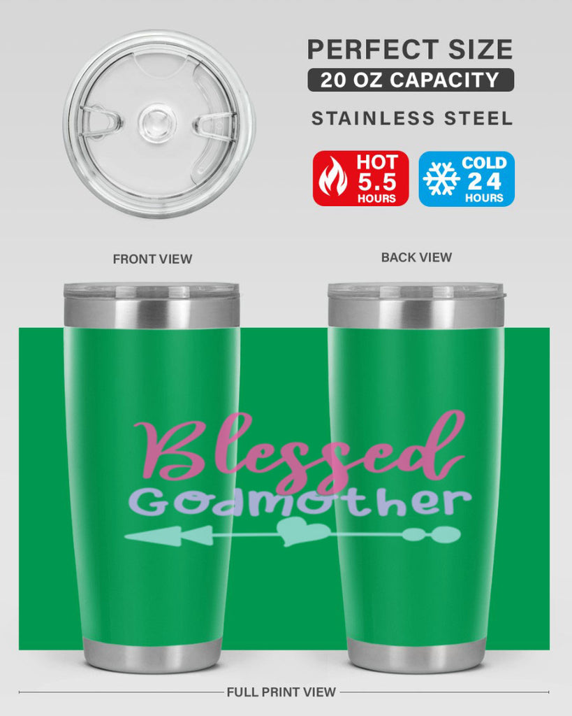 blessed godmother 2#- God Parent- Tumbler