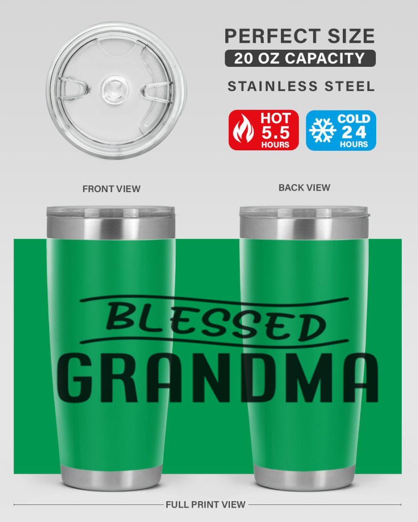 blessed grandma 62#- grandma - nana- Tumbler