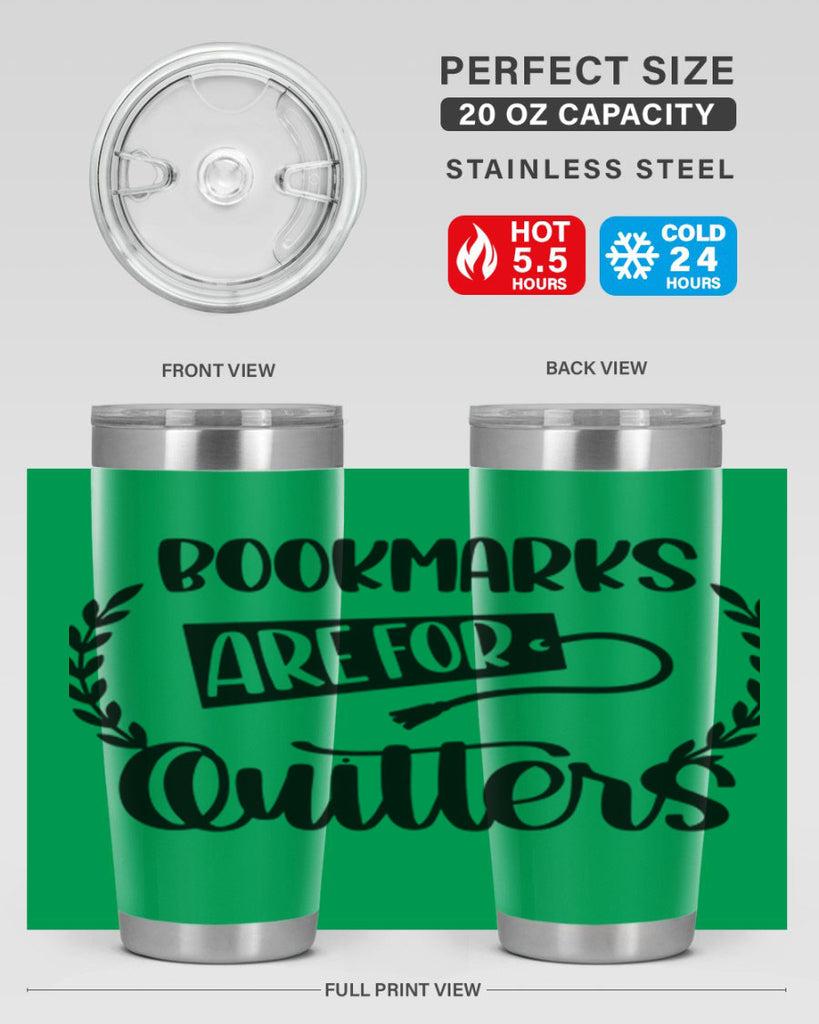 bookmarks are for quitters 48#- reading- Tumbler