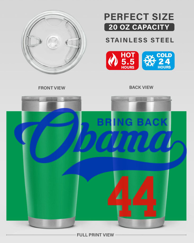 bring back obama jersey 191#- black words phrases- Cotton Tank