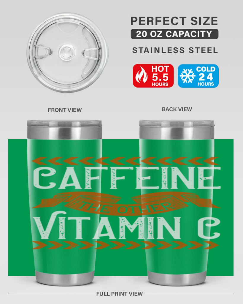 caffeinethe other vitamin c 195#- coffee- Tumbler