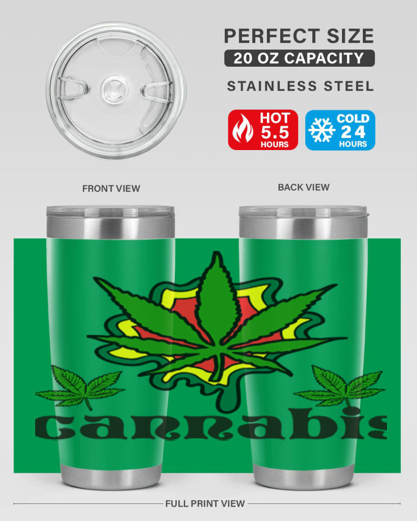 cannabis a 39#- marijuana- Tumbler