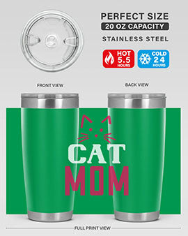 cat mom Style 34#- cat- Tumbler