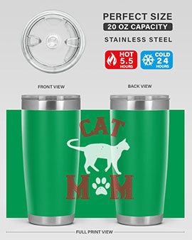 cat mom Style 35#- cat- Tumbler