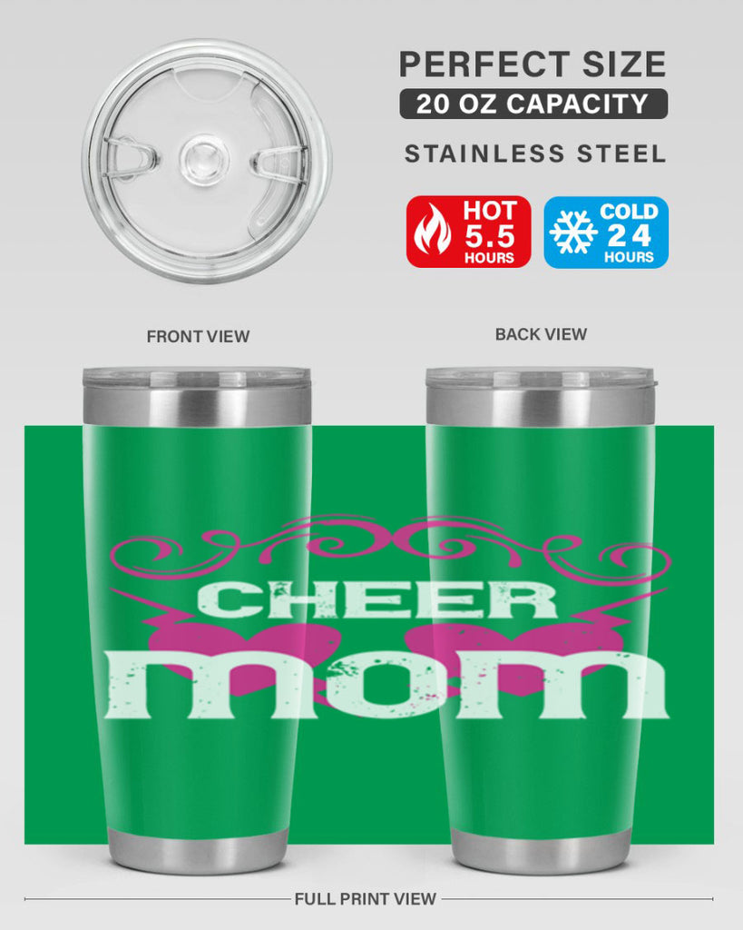 cheer mom 194#- mom- Tumbler