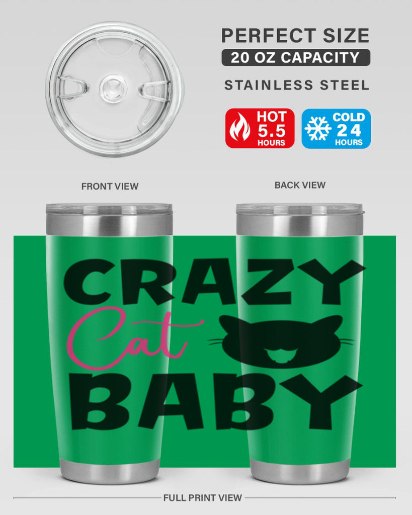 crazy cat baby Style 270#- baby- tumbler