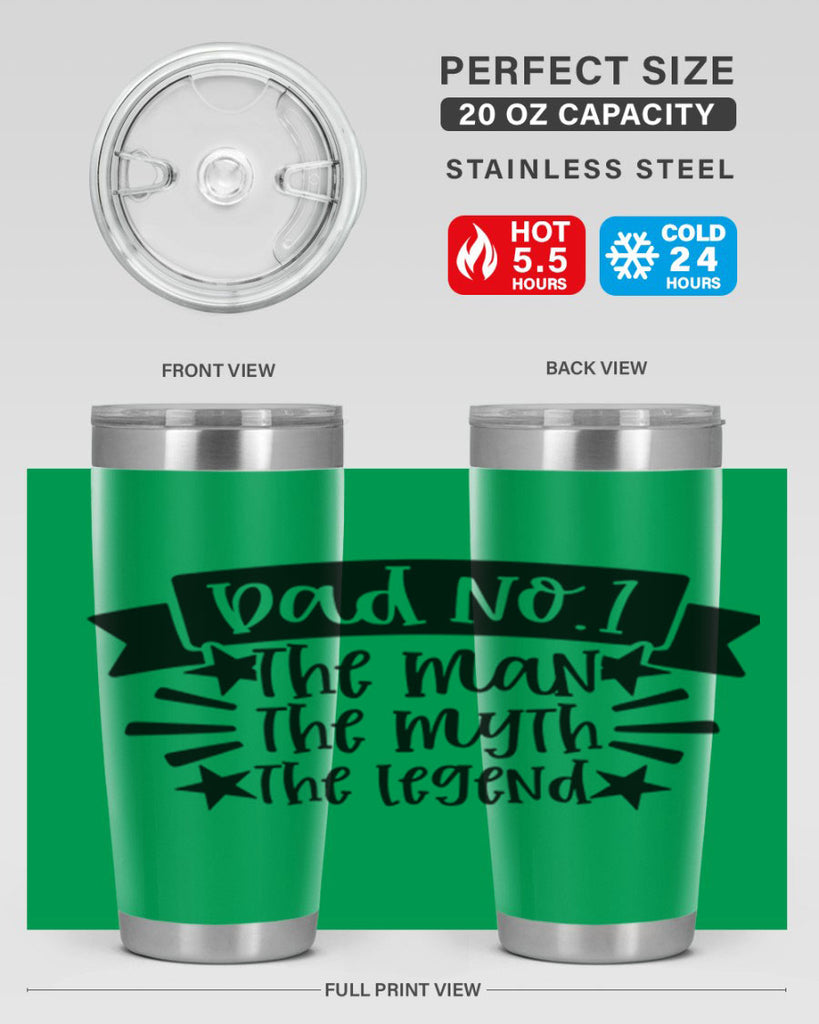 dad no the man the myth the legend 62#- fathers day- Tumbler
