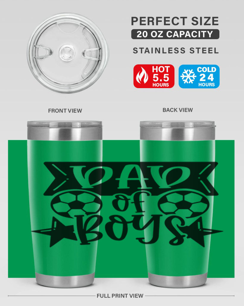 dad of boy 61#- fathers day- Tumbler