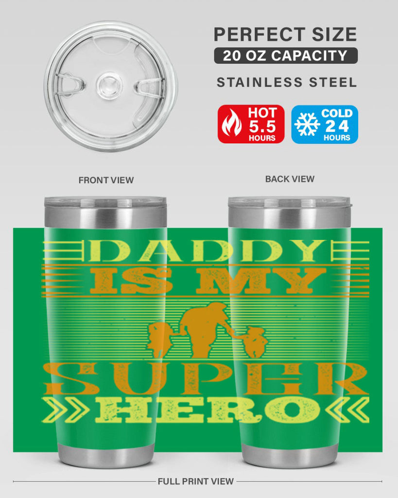 daddy is my super hero 241#- fathers day- Tumbler