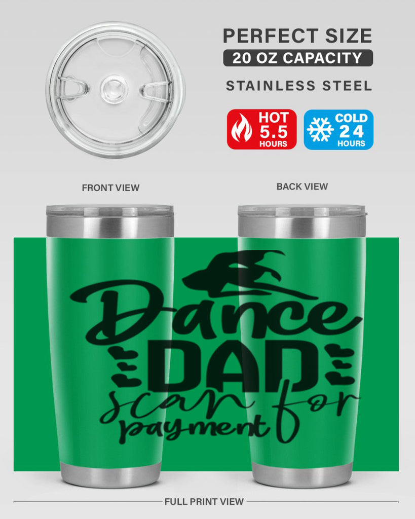 dance dad scan for payment 21#- ballet- Tumbler