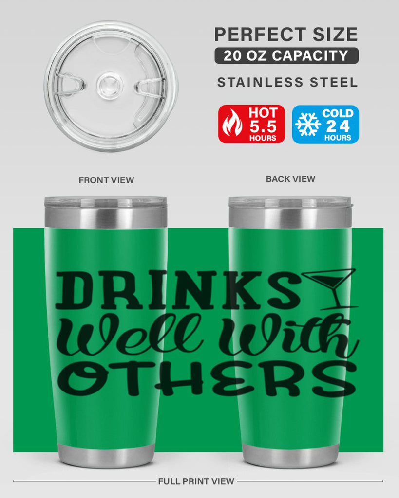 drinks well with others 128#- beer- Tumbler