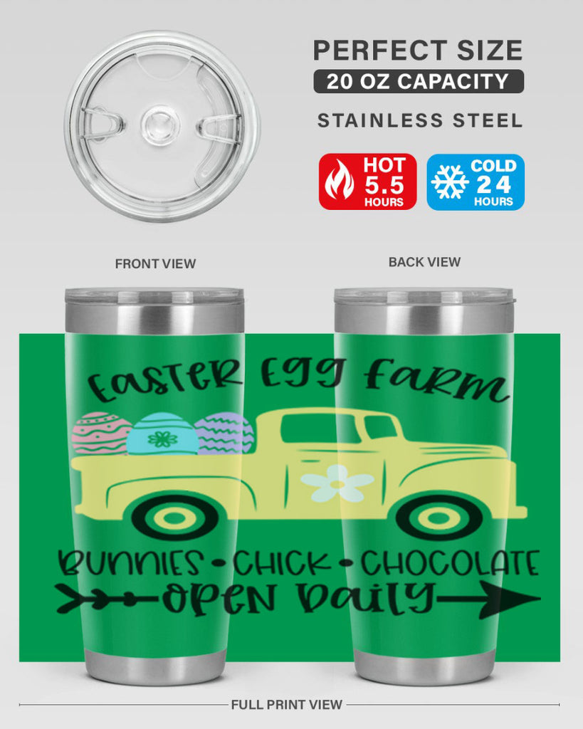 easter egg farm 58#- easter- Tumbler