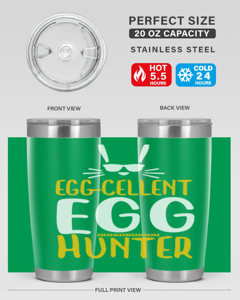 egg cellent egg hunter 82#- easter- Tumbler