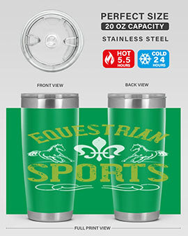 equestrian sports Style 55#- horse- Tumbler