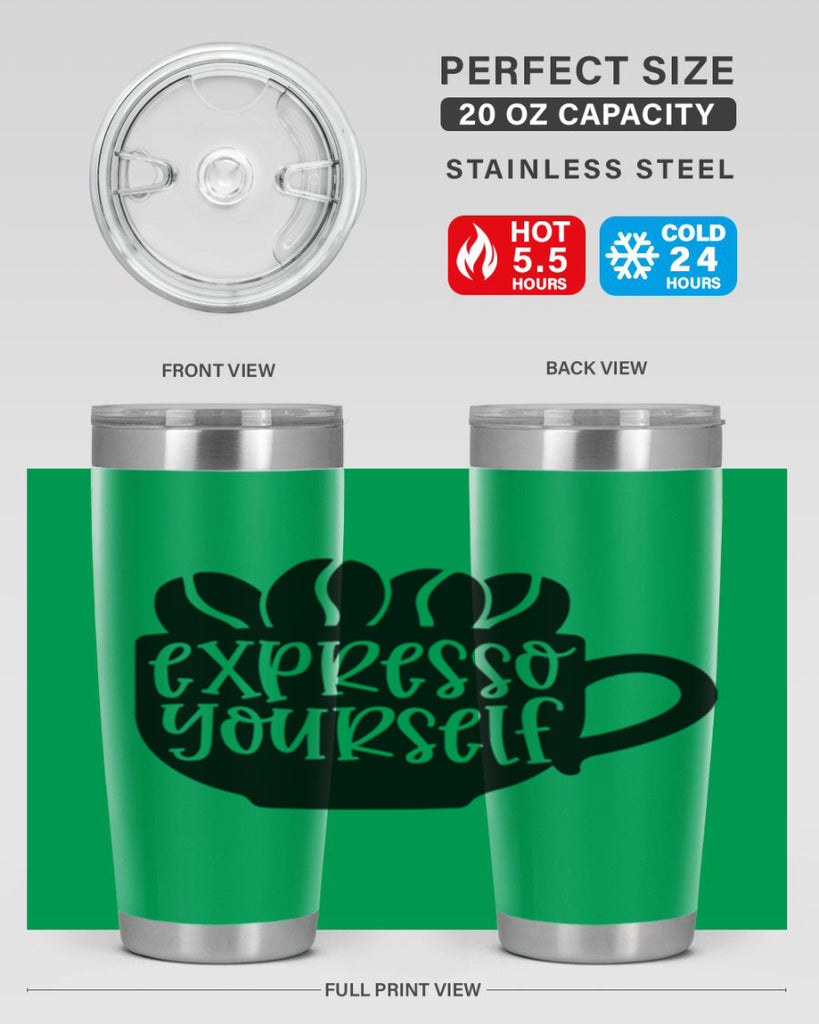 expresso yourself 56#- wine- Tumbler