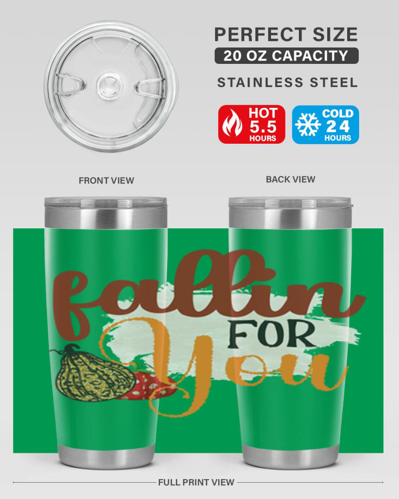 fallin for you 167#- fall- Tumbler