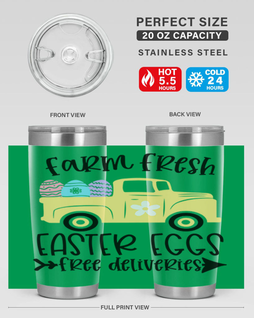 farm fresh easter eggs 46#- easter- Tumbler