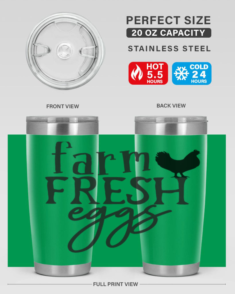 farm fresh eggs 102#- kitchen- Tumbler