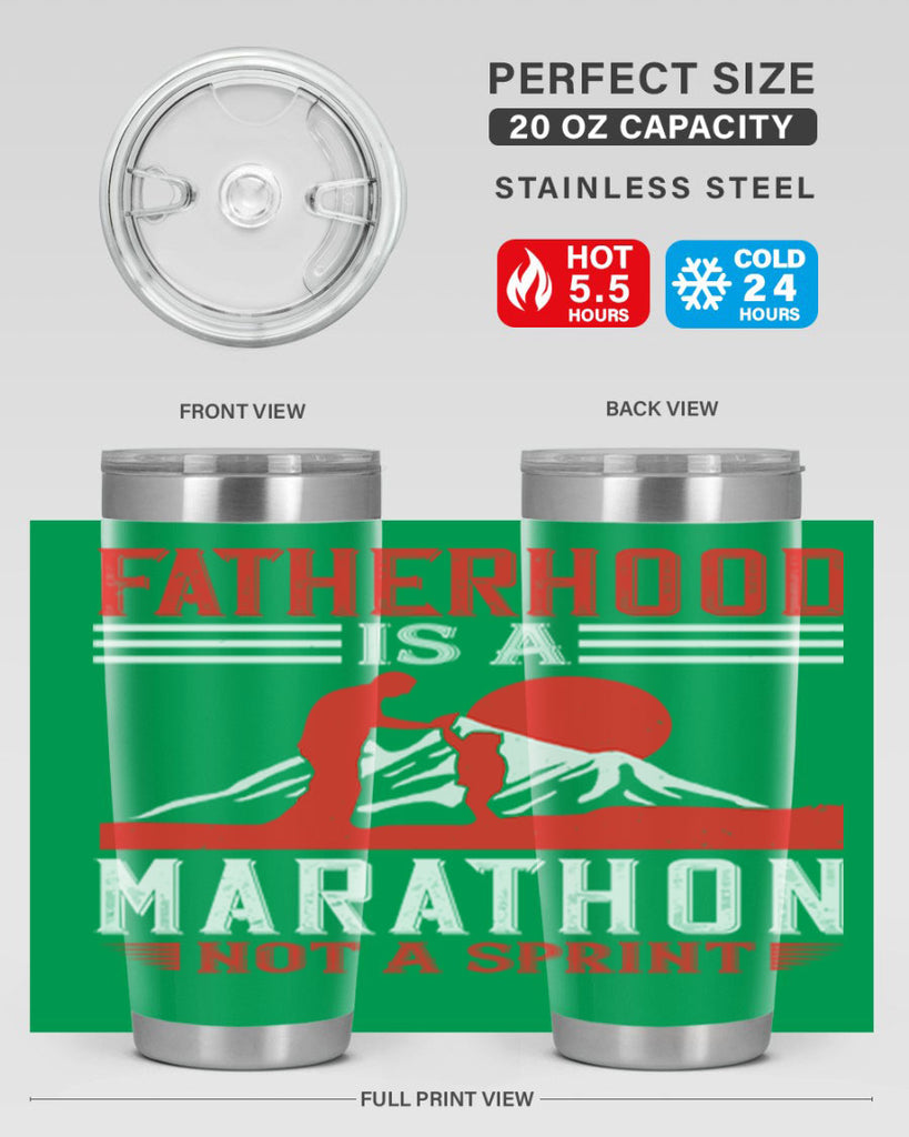 fatherhood is a marathon not a sprint 261#- fathers day- Tumbler