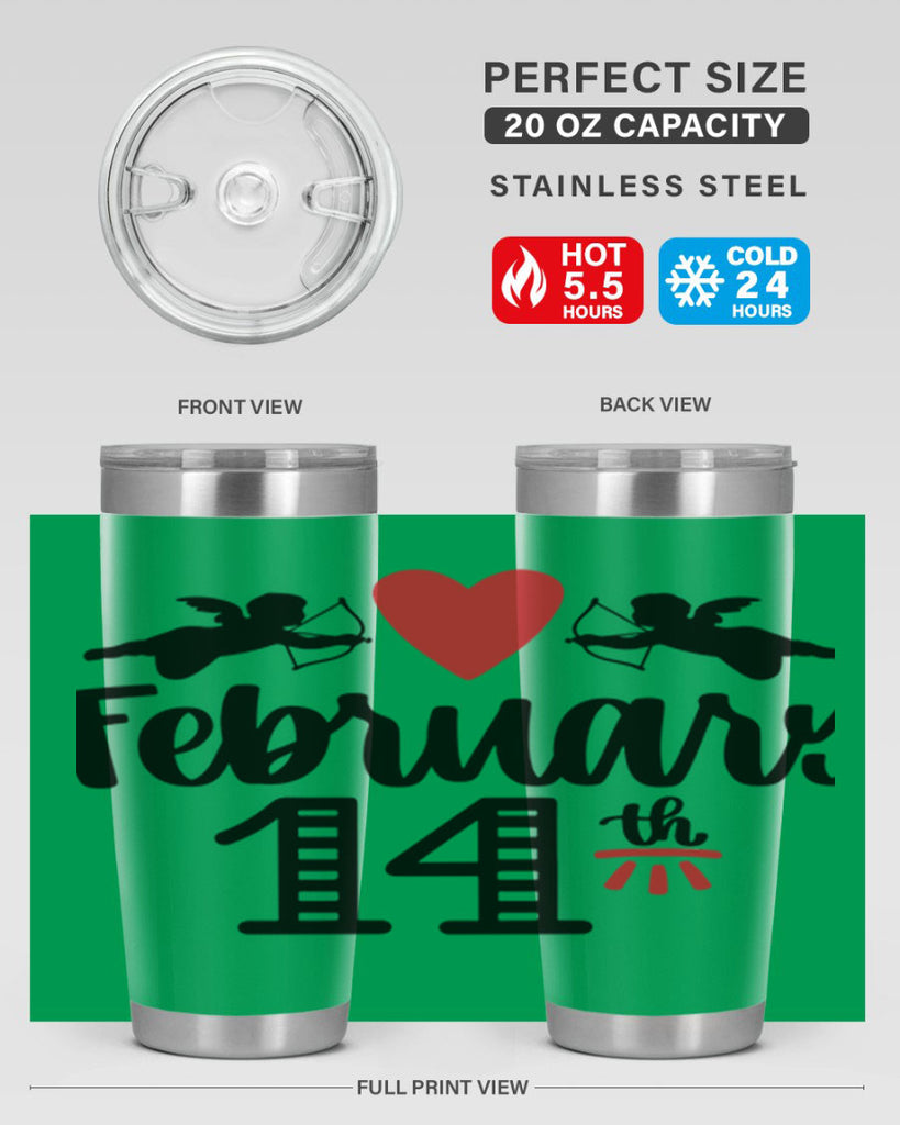 february th 28#- valentines day- Tumbler