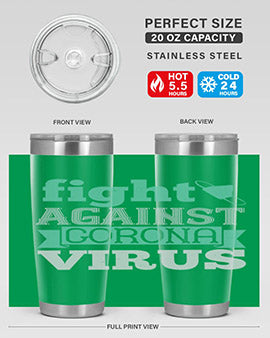 fight against corona virus Style 40#- corona virus- Cotton Tank