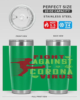 fight against corona virus Style 41#- corona virus- Cotton Tank