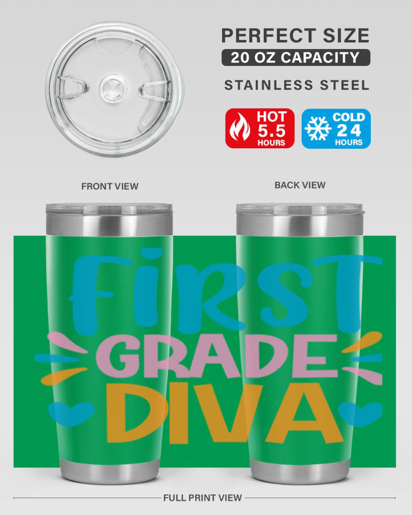 first grade divaaa 21#- 1st grade- Tumbler