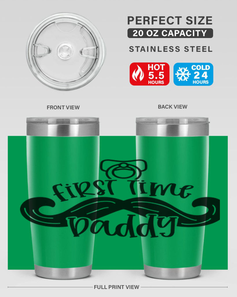 first time daddy 51#- fathers day- Tumbler