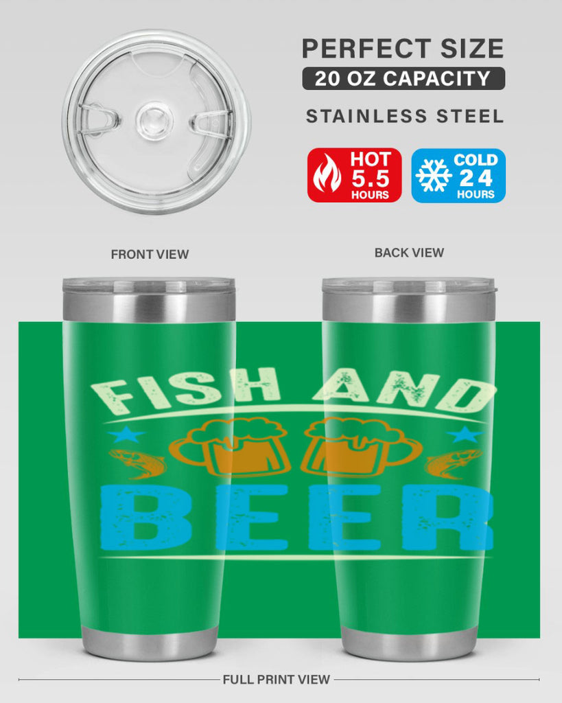 fish and beer 114#- beer- Tumbler