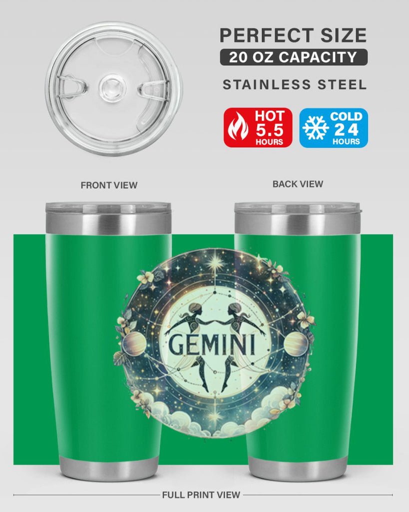 gemini 237#- zodiac- Tumbler