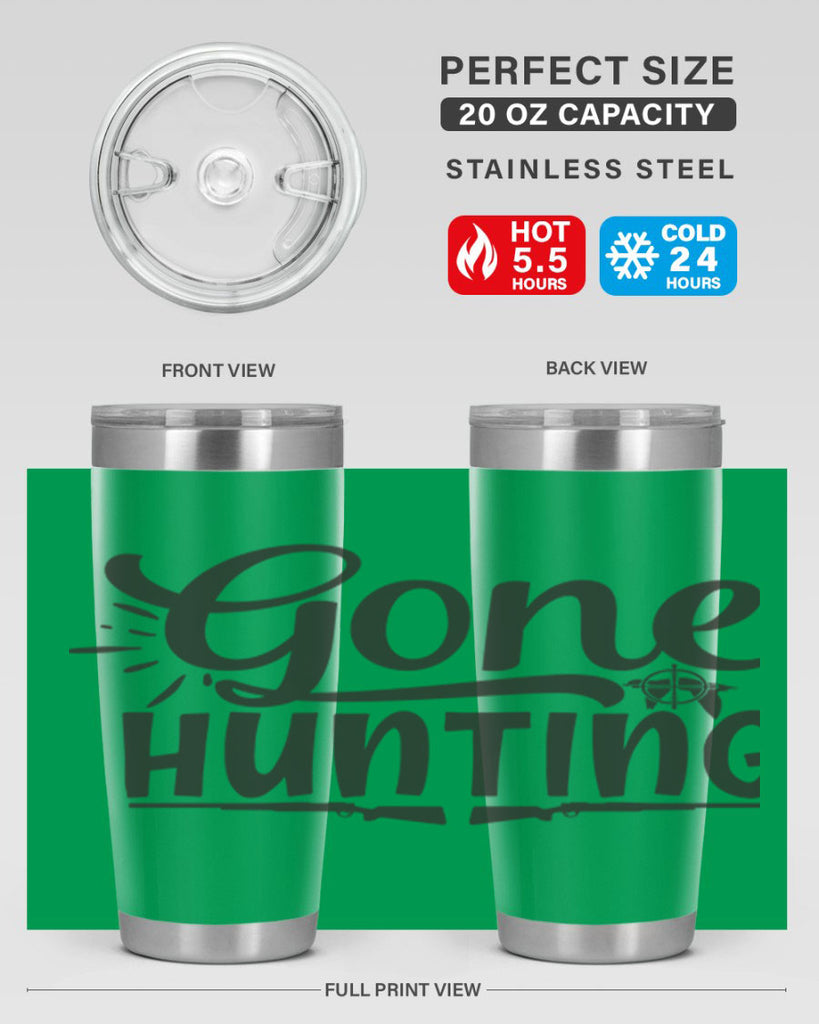 gone hunting 29#- hunting- Tumbler