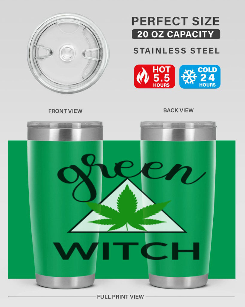 green cannabis with 98#- marijuana- Tumbler