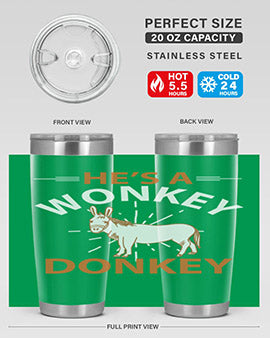 he’s a wonky donkey Style 4#- donkey- Tumbler