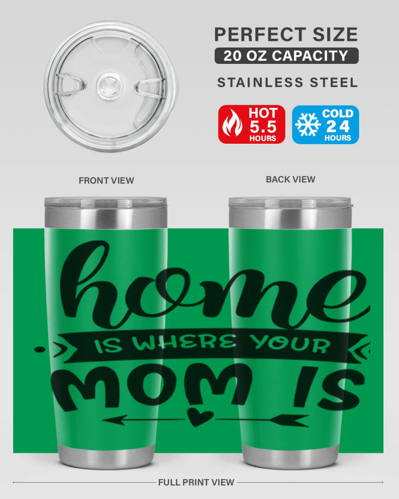 home is where your mom is 36#- home- Tumbler