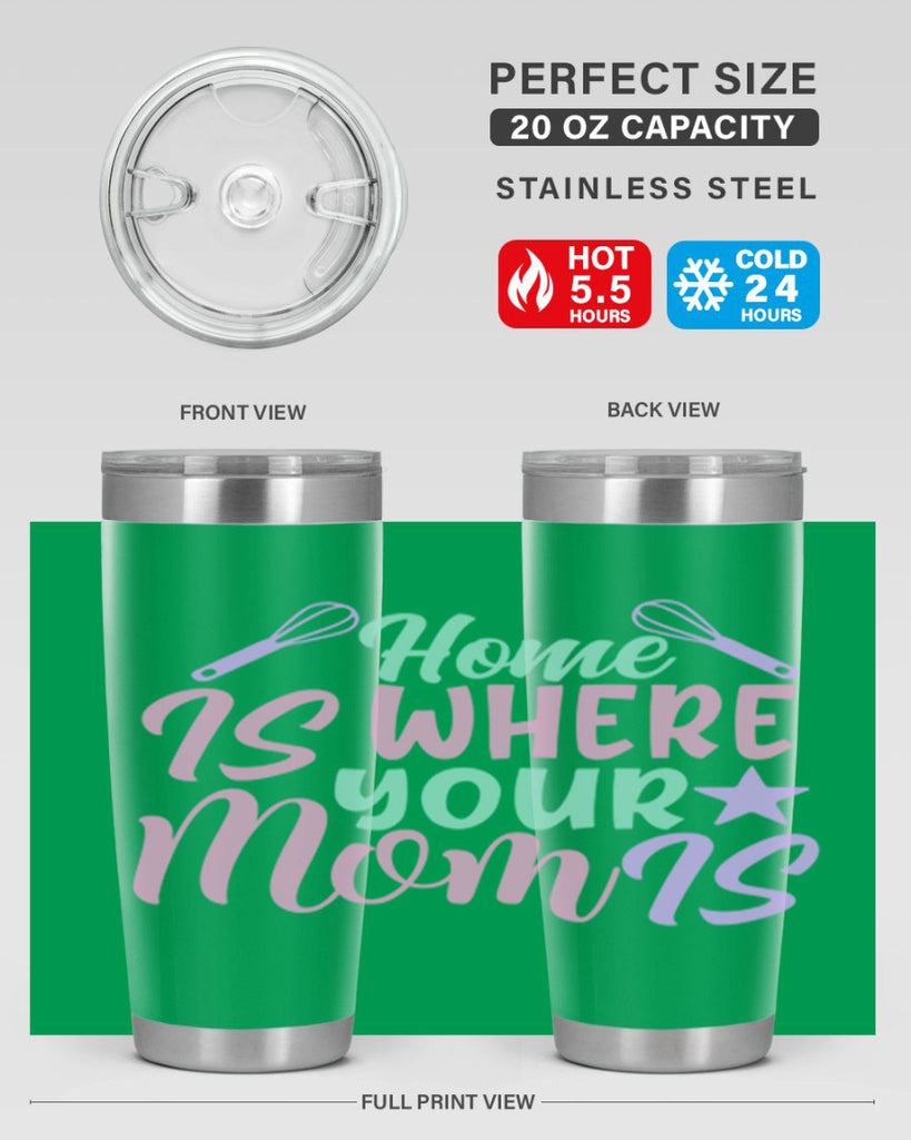 home is where your mom is 37#- home- Tumbler
