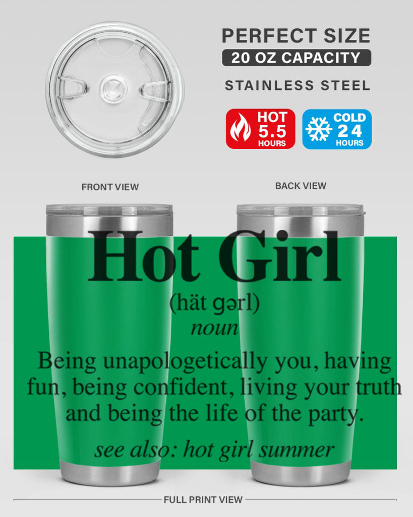 hot girl  summer definition 125#- black words phrases- Cotton Tank