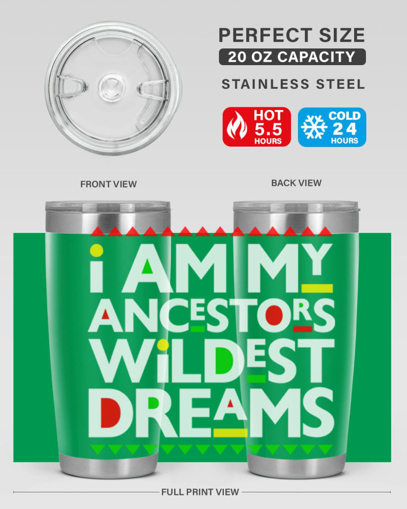 i am my  ancestors wildest dreams 115#- black words phrases- Cotton Tank