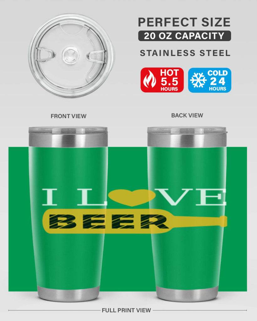 i love beer 75#- beer- Tumbler