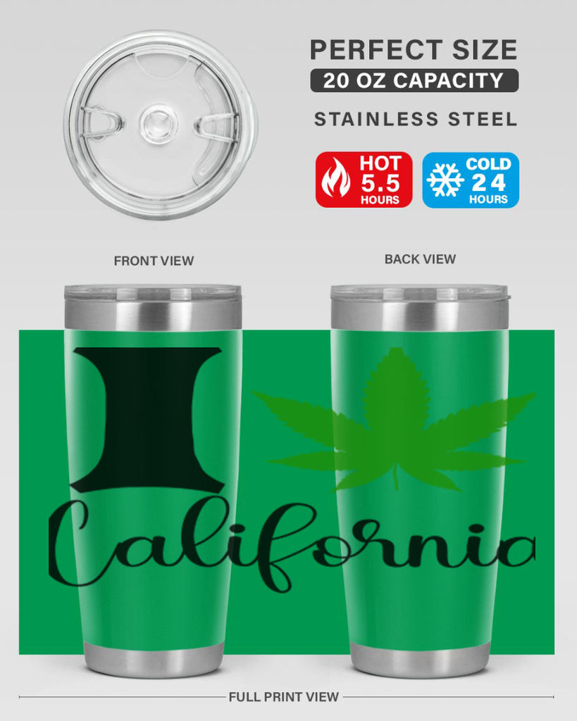 i weed california 133#- marijuana- Tumbler