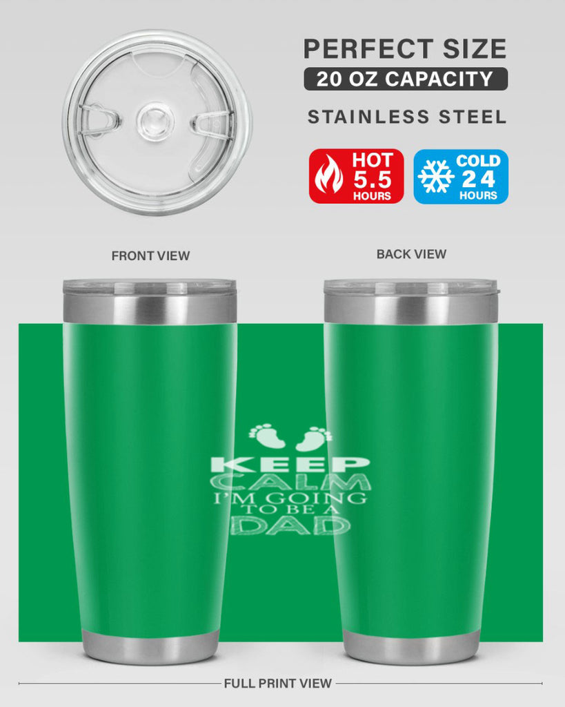 keep clam i am going to be a dad 2#- dad- Tumbler