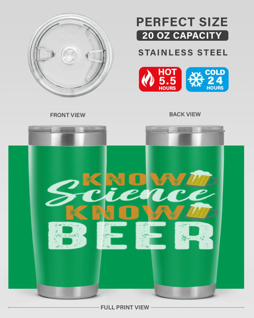 know science know beer 148#- beer- Tumbler