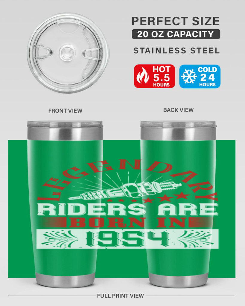 legendary riders are born in Style 58#- birthday- tumbler