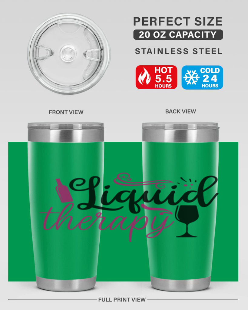 liquid therapy 185#- wine- Tumbler