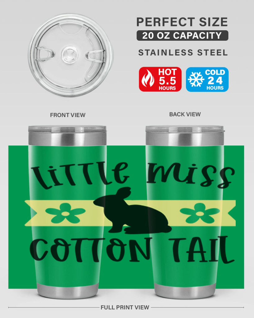 little miss cotton tail 17#- easter- Tumbler